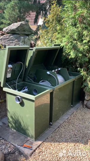 Барабанный фильтр для пруда VodoMan Start Air