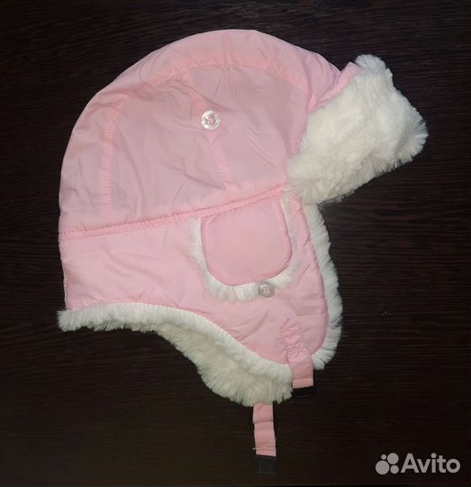 Детская замняя шапка для девочки