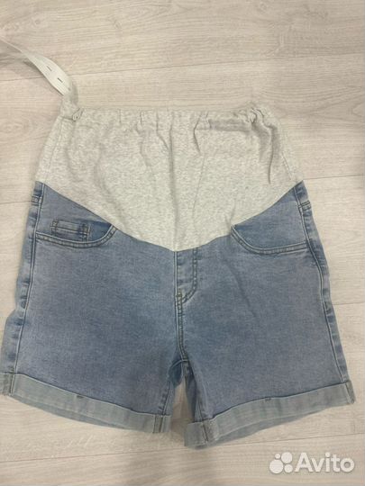 Джинсы - шорты для беременных