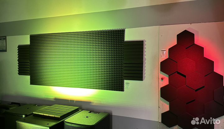 Акустический поролон пирамида