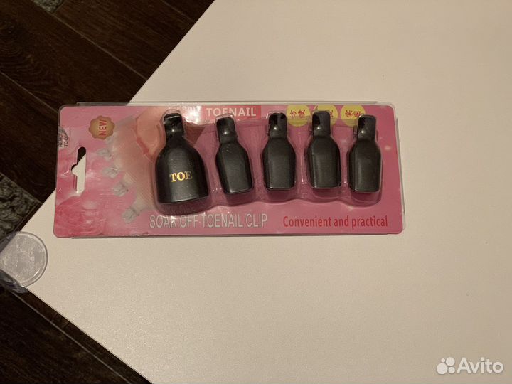 Новые пластиковые зажимы клипсы для ногтей