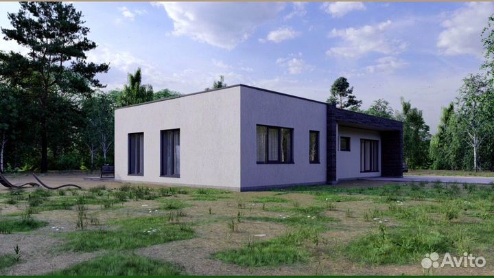 Готовый дом под ключ с парковкой