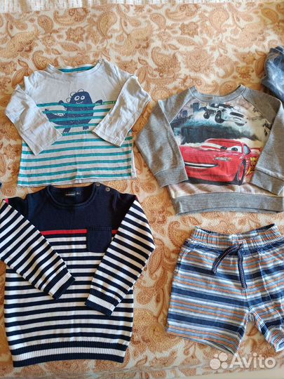 Вещи пакетом шорты майки футболки кофты рост 98