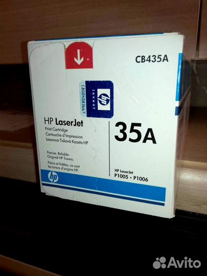 Картридж для HP св435A оригинал