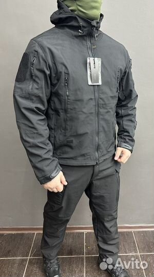 Тактический костюм softshell серый,олива,черный