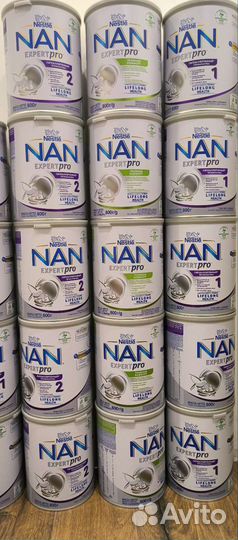 Смесь Nan гипоаллергенная 1, 2, тройной комфорт