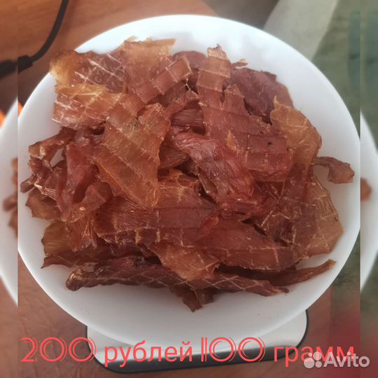 Мясные чипсы, джерки
