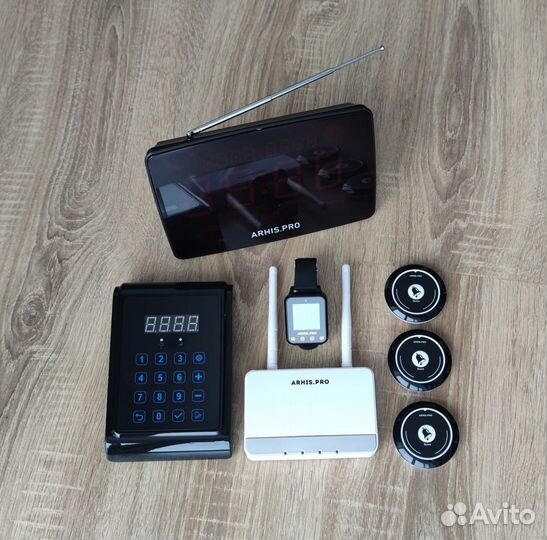 Кнопка вызова персонала, мастера / часы, пульт, та