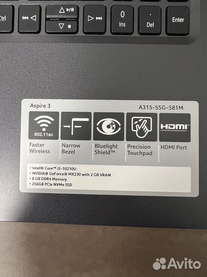 Мощный Acer i5 8GB + 256 SSD + Nvidia