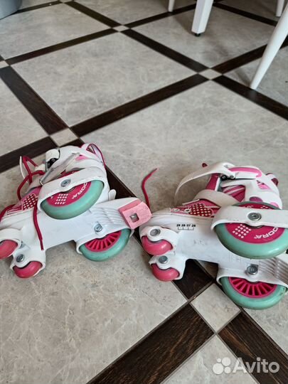 Роликовые коньки детские раздвижные