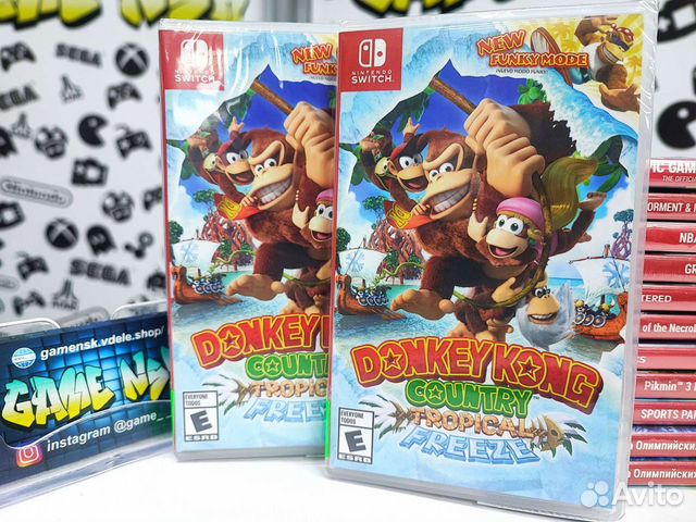 Donkey kong country tropical freeze (NS) NEW