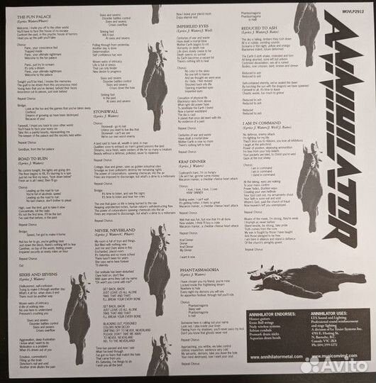 Виниловая пластинка Annihilator - Never, Neverland (Black Vinyl LP)