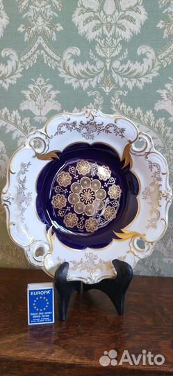 Роскошное фарфоровое блюдо от Weimar
