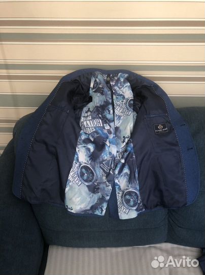 Пиджак на парня, синий для школы