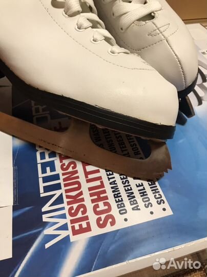 Коньки фигурные active 38 размер белые