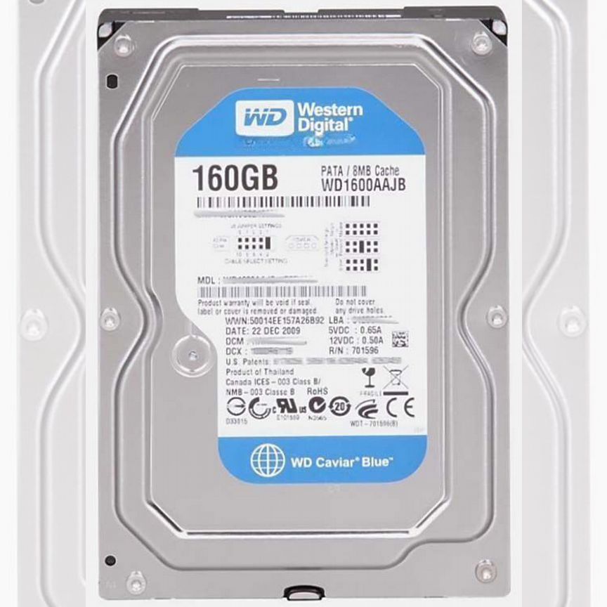 [WD1600AAJB] Жесткий Диск Western Digital 160gb Ide Wd1600aajb