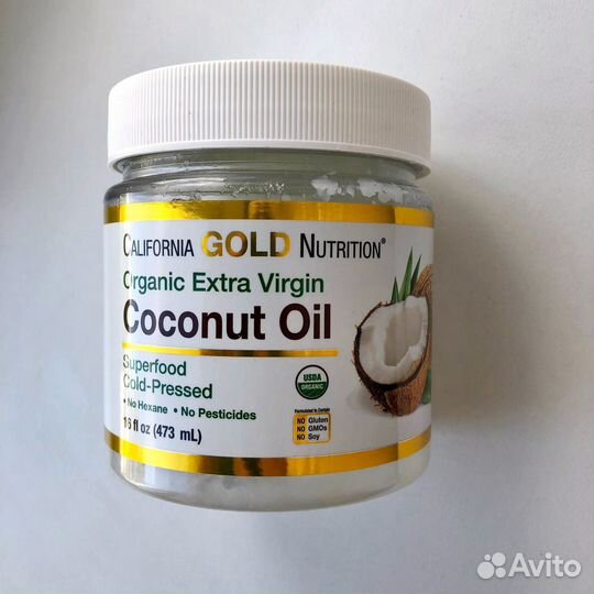 Кокосовое масло California Gold Nutrition