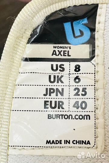 Ботинки для сноуборда Burton Axel 40