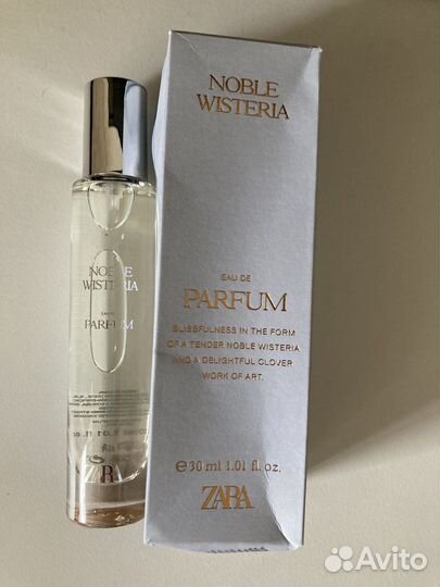 Zara парфюм noble wisteria 30 ML