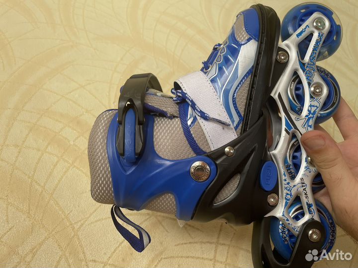 Роликовые коньки детские раздвижные