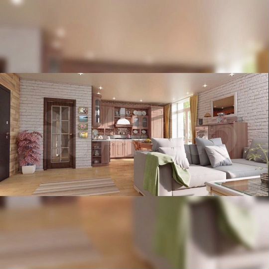 3-к. квартира, 80 м², 2/3 эт.