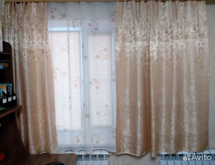 Шторы теневые классические прямые