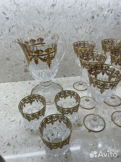 Графин и фужеры Art Deco Италия