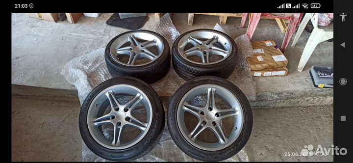 Колеса в сборе r17 летние AVS Model 5