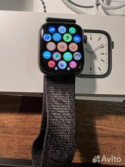 Apple Watch 7 45 mm stainless steel graphite