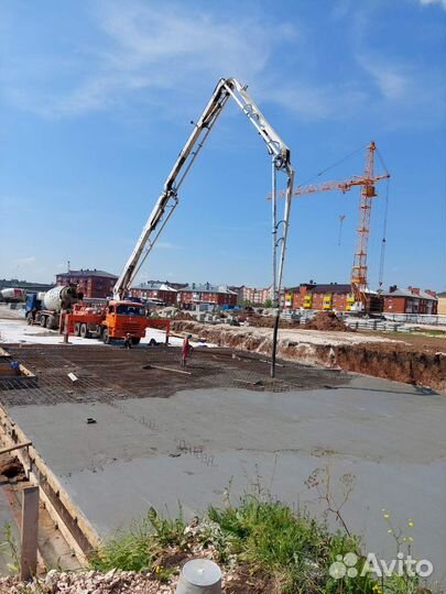 Услуги автобетононасоса