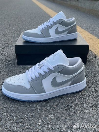 Кроссовки Nike Air Jordan 1 low grey