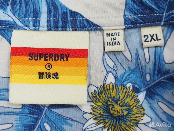 Новая рубашка Super Dry. (2XL)