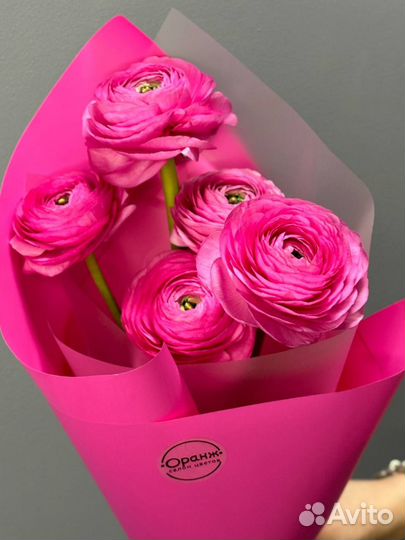 Ранункулюс. Доставка от часа