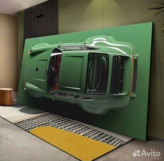 Топовые картины на холсте 3D Sports car Йошкар-Ола