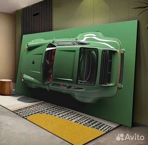 Топовые картины на холсте 3D Sports car Йошкар-Ола