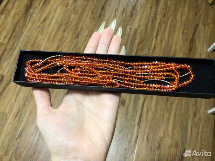 Бусы ожерелье муранское стекло