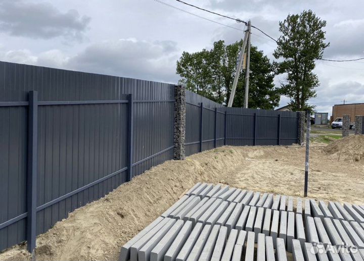 Забор из профлиста