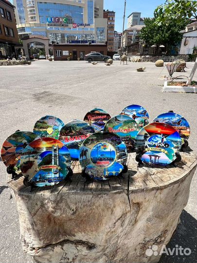 Сувениры, Тарелки Дагестан, Реклама на тарелках