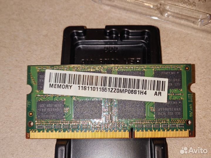 Оперативная память Samsung DDR3 (для ноутбука)