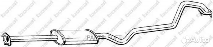 Резонатор nissan Almera II 1,5 10/02