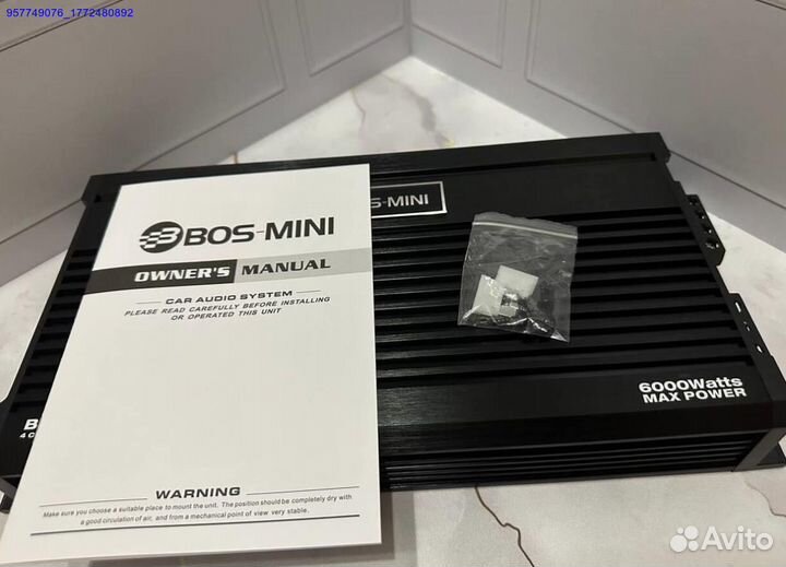 Новый усилитель BOS-mini 65.4 6000W