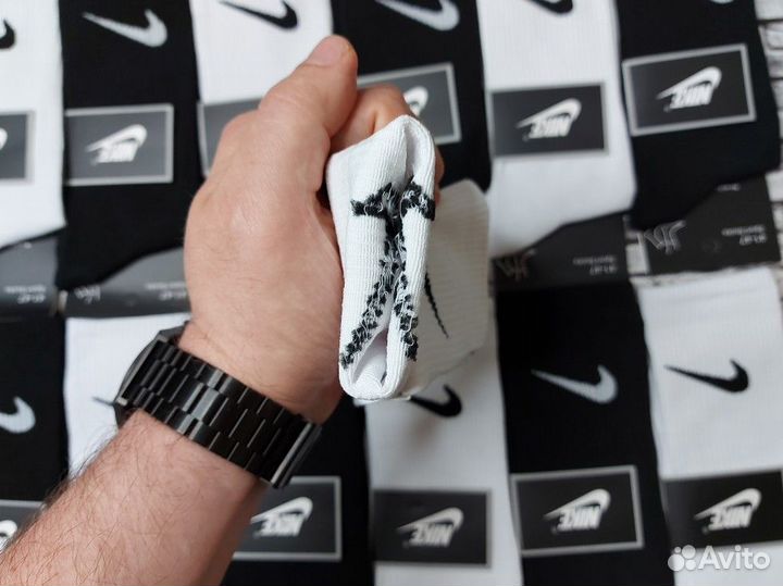 Носки высокие Nike хлопок