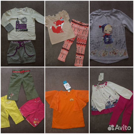 Одежда в садик для девочки 3-4 года новая и б/у