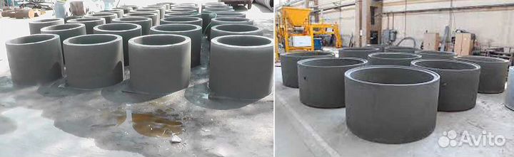 Кольца железобетонные для септика *под ключ*