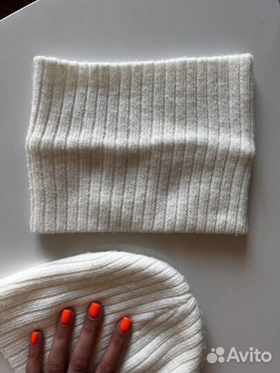 Шапка и снуд весна/осень для мальчика и девочки