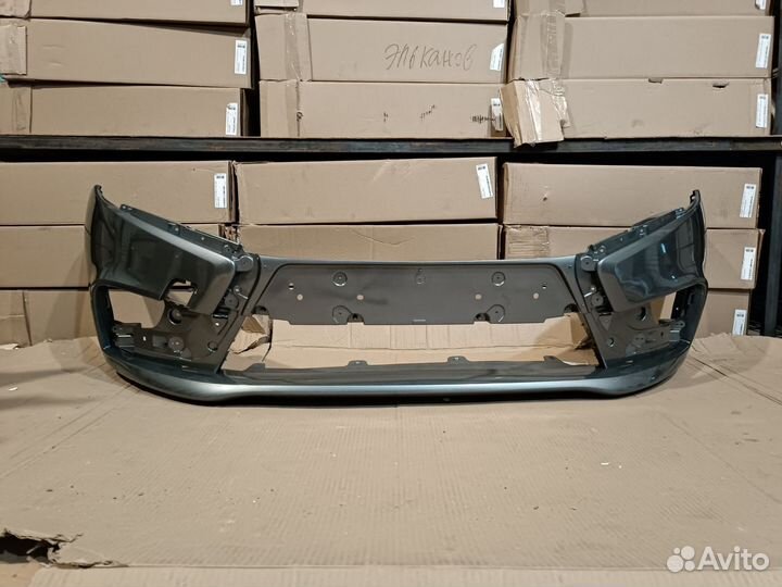 Бампер передний лада веста цвет серый 608 Плутон