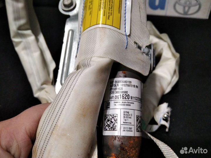 Подушка безопасности в шторку правая Opel Astra J