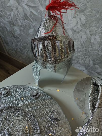 Новогодний костюм рыцаря (ручная работа)