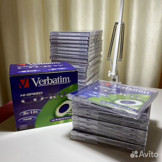 Диски CD RW verbatim