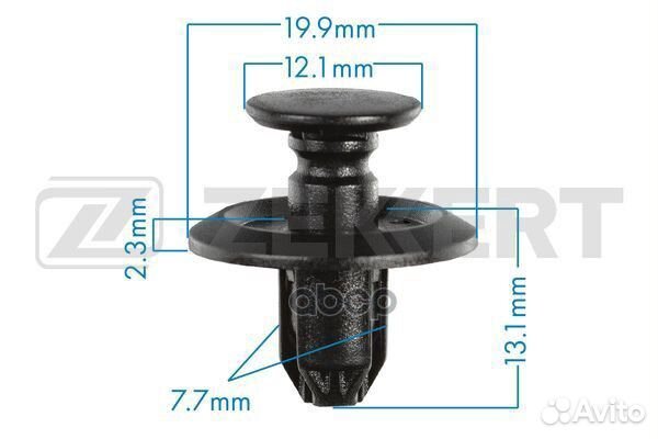 Клипса крепёжная Great Wall Mitsubishi Nissan